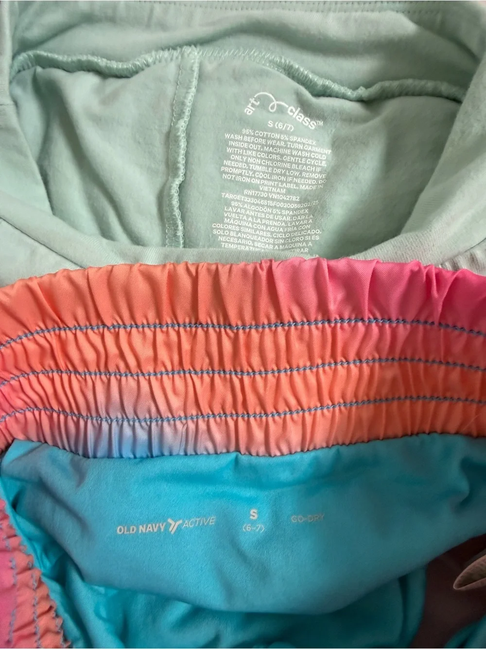 Old Navy and Art class skorts and shorts